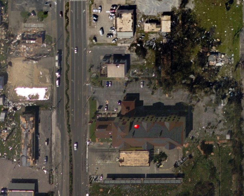 Comfort suites damage after Michael