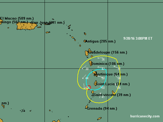 TS Matthew in Windward Islands