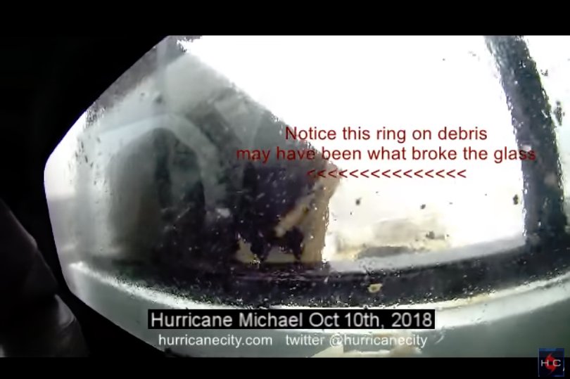 object that broke glass