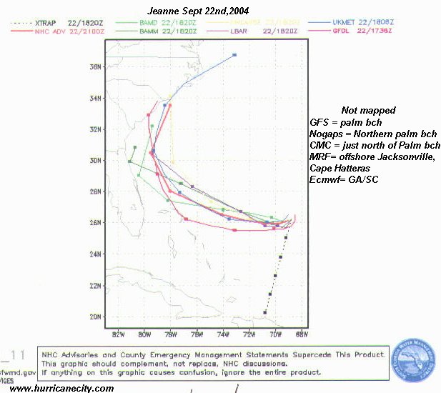 Models for Jeanne on September 22nd, 2004